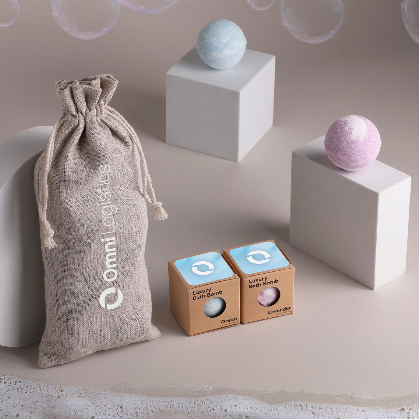 Luxury Bath Bomb 2-Piece Set - Omni Logistics