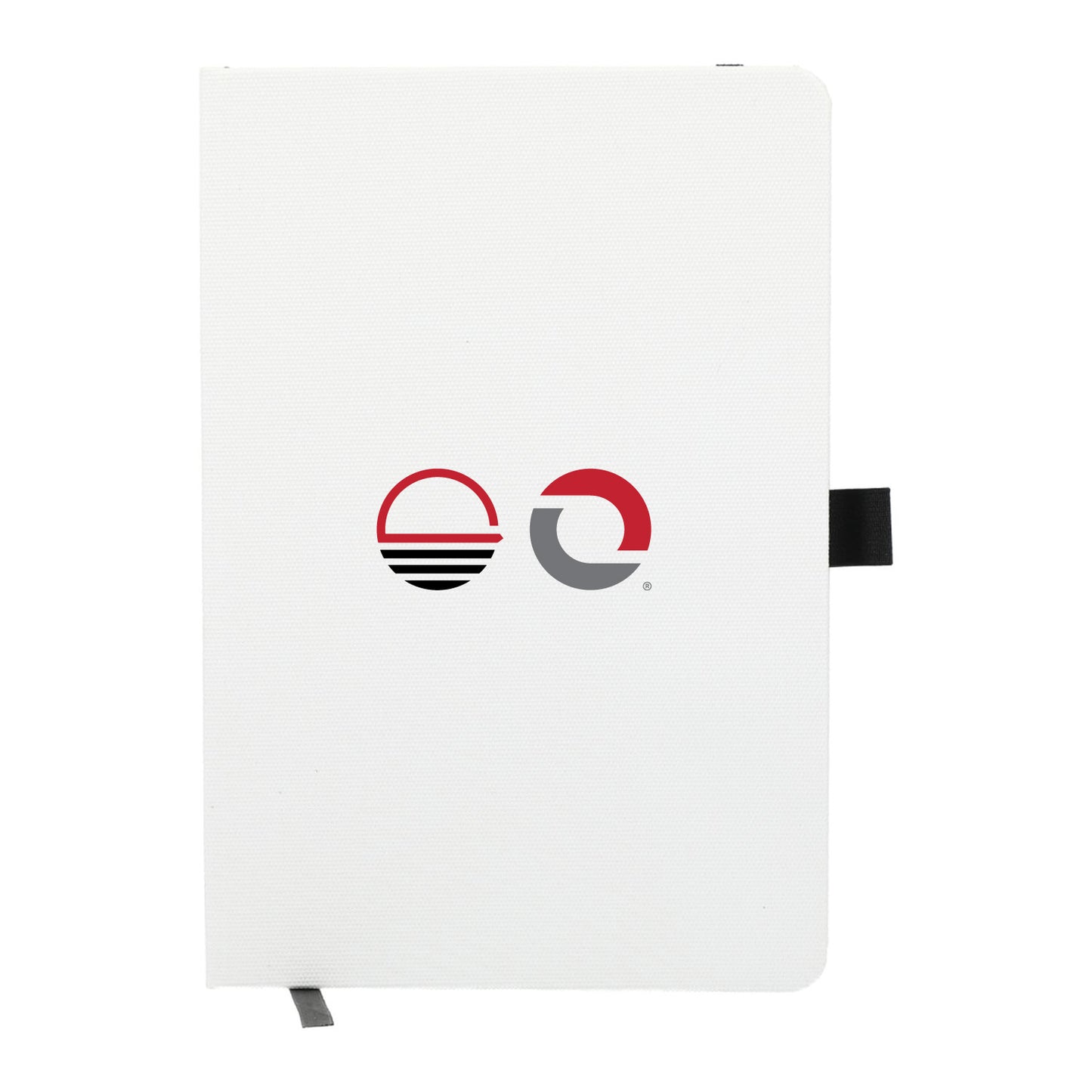 5.5” x 8.5” FSC® Recycled Bamboo Fiber PU Journal - Combined Logo