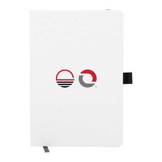 5.5” x 8.5” FSC® Recycled Bamboo Fiber PU Journal - Combined Logo