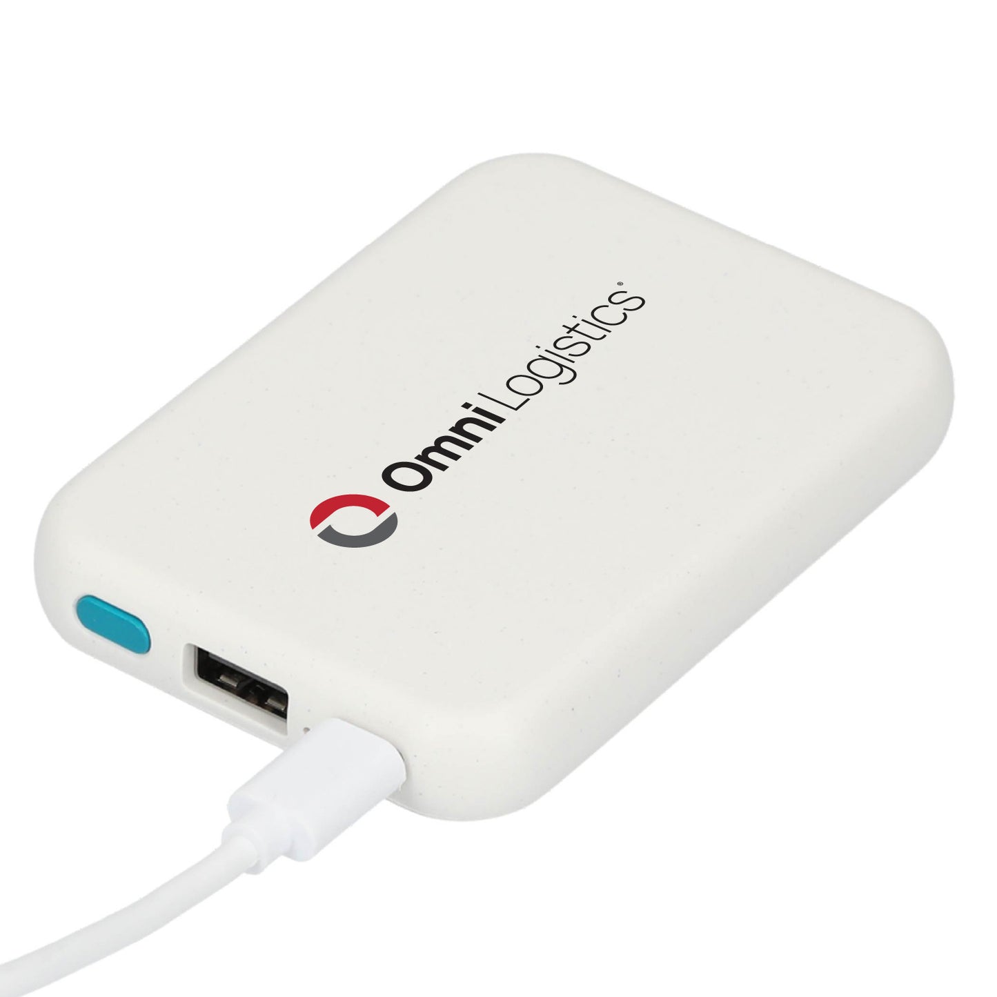 Recycled ABS 3000 mAh Wireless Power Bank - Omni Logistics
